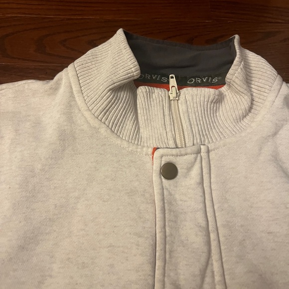 Men’s Orvis Long Sleeve Pullover Quarter Zip Size Medium - Picture 4 of 7